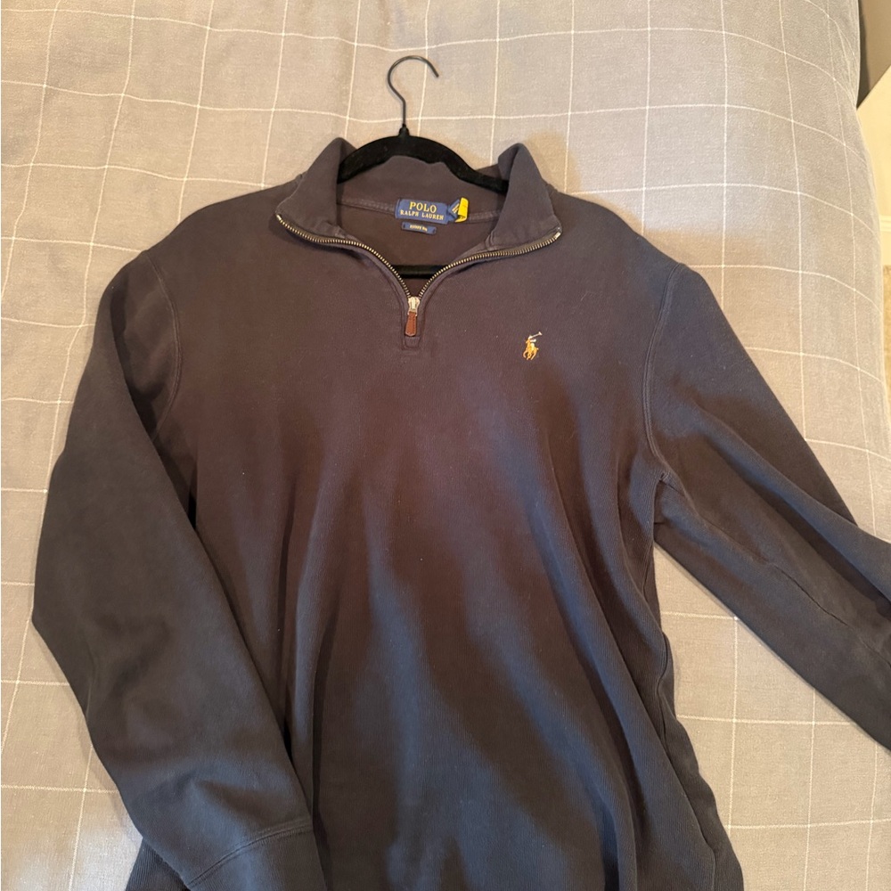 Polo by Ralph Lauren Navy Quarter-Zip Pullover